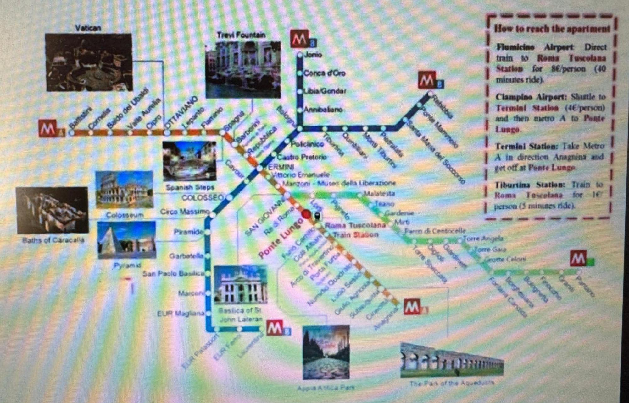 Apartment Close To The Coloseum, 2 Minutes Walk From Metro A 외부 사진